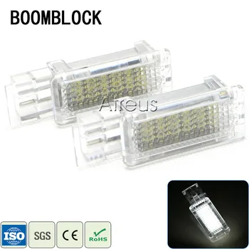 

2pc For Mercedes W203 4D 5D W240 R171 R199 W209 W639 Benz C CLK SLK Class Car Door Welcome Light White SMD LED Courtesy Lamp 12V