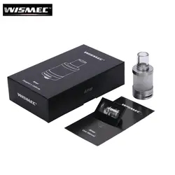 100% Оригинальные Wismec Amor распылитель WISMEC Amor бак 2,5 мл регулируемый поток воздуха Матовый Стекло трубка для WISMEC преса Mod