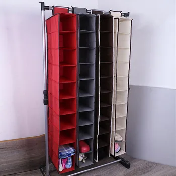 

Creative Portable Travel Storage Bag And Multi-Function Home Pastoral Wardrobe Store Toys Dust-Proof Hanging Storage Bags