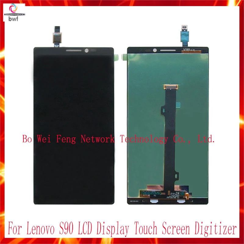 50Pcs/lot  DHL For Lenovo S90 LCD Display Touch Screen Digitizer Assembly for lenovo S90-T S90-U S90-A Replacement free shipping