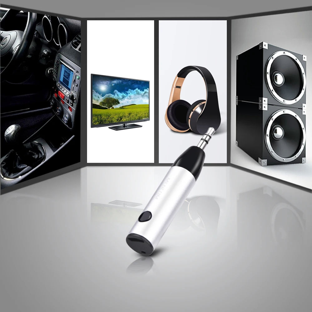 Автомобильный Bluetooth адаптер с микрофоном 3 5 мм|handsfree kit|bluetooth car adapter auxbluetooth |