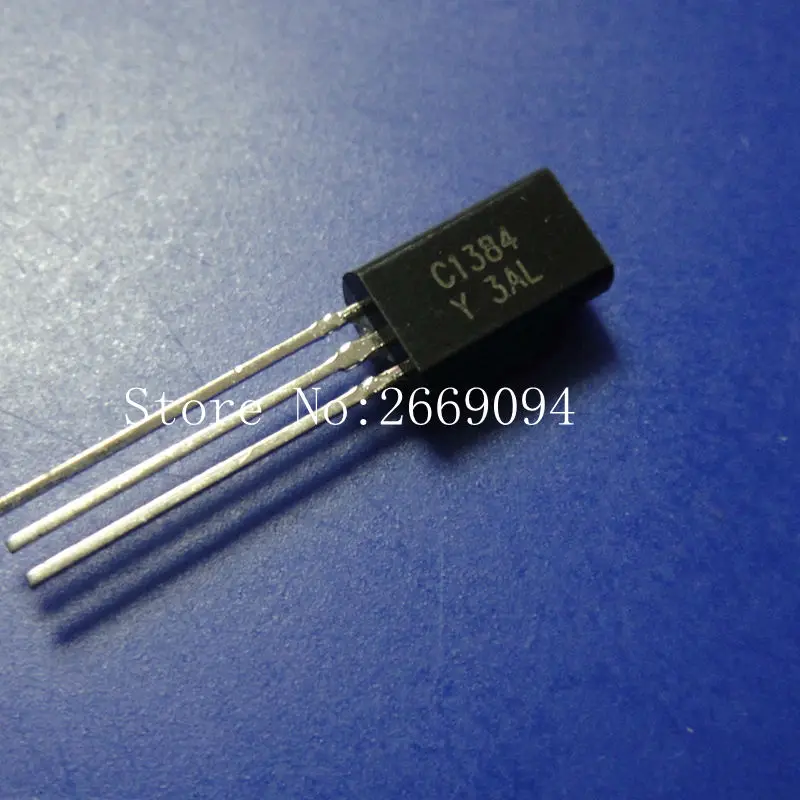 

100pcs/lot Transistor DIP 2SC1384 TO-92L 1A 60V PNP