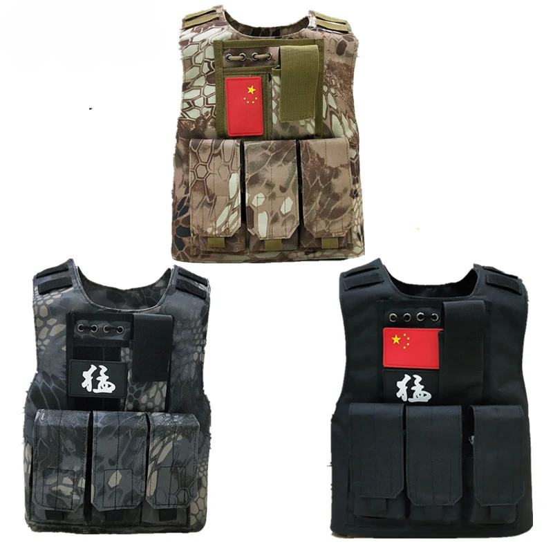 Children Kids Breathable Camouflage Hunting Vest Military Tactic Vest