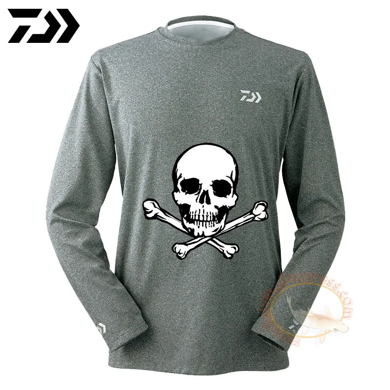 

2019 New dawa Fishing Shirt Sunscreen Quick Dry Fishing Clothing Long Sleeve Autumn Fishing Cycling Jersey Breathable Sportswear