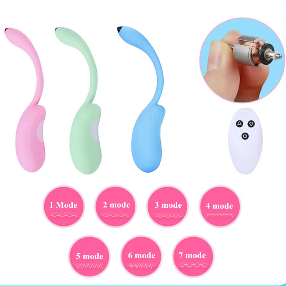 7 Modes Vibrator Geisha Kegel Ball Female Nipple Vagina Clitoris Stimulator Remote Control USB Charging Adult Sex Toys for Women (11)