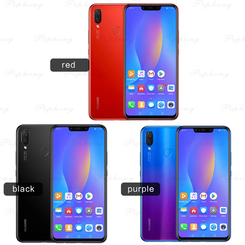 Huawei Nova 3i мобильный телефон с 6 3 дюймовым дисплеем восьмиядерным процессором Kirin 710