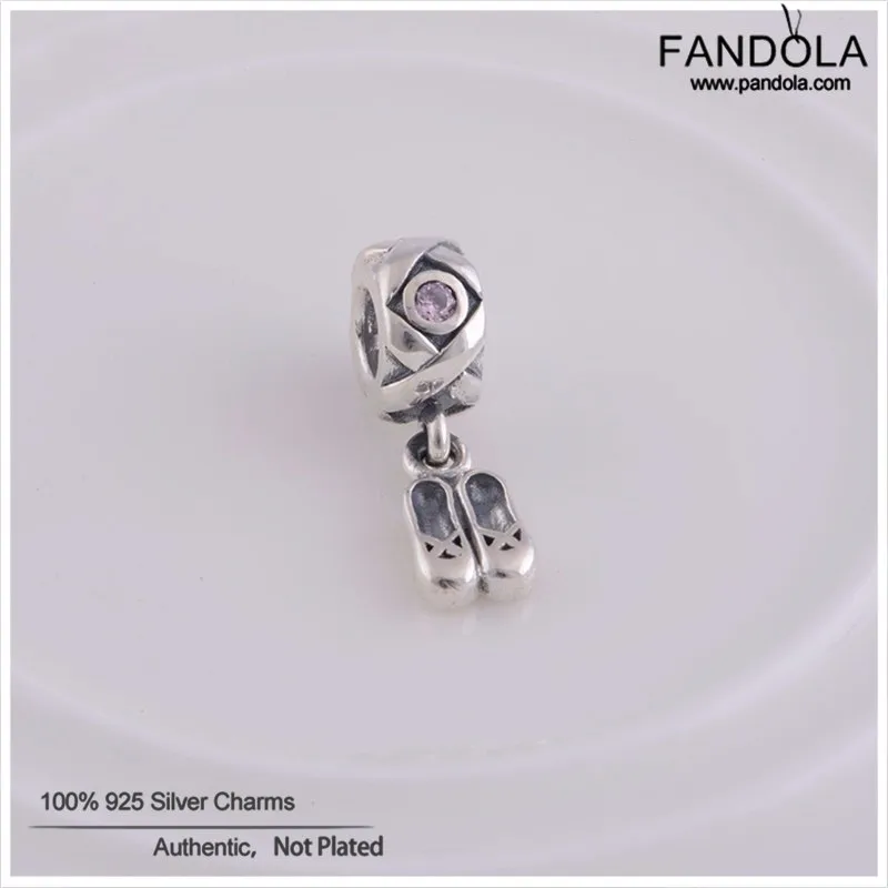 

Ballet Shoes Charm Pendant 925 Sterling Silver Beads for Jewelry Making Fits Women Original Bracelets Berloque