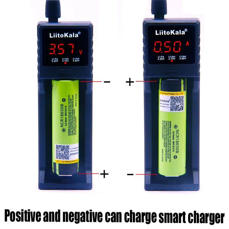 LiitoKala lii-S1 18650 Battery Charger For 26650 16340 RCR123 14500  LiFePO4 1.2V Ni-MH Ni-Cd Rechareable Battery smart charger