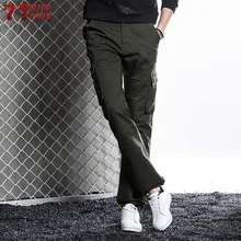 QIQICHEN мужские брюки карго, брюки на молнии, военные тактические штаны с несколькими карманами, длинные штаны для мужчин размера плюс, Pantalon hombre