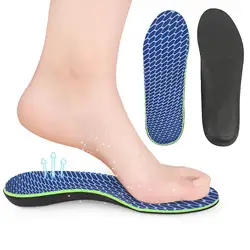 1 пара ортопедические стельки 3D стельки из ЭВА плоскостопие арки Поддержка вставки обуви для Для мужчин/Женская обувь ортопедическая