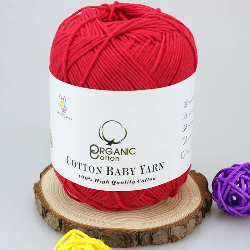 Dropshipping Laine 100 Cotton Crochet Knitting Thick Yarn Thread For