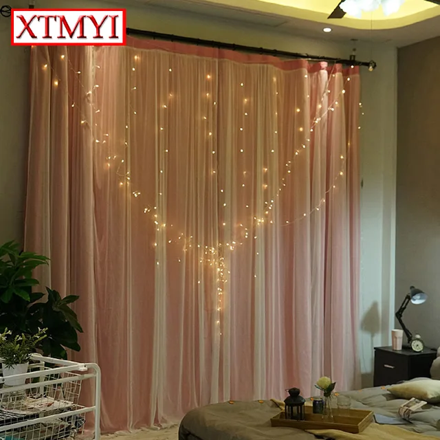 custom blackout curtains voile girls room solid modern window