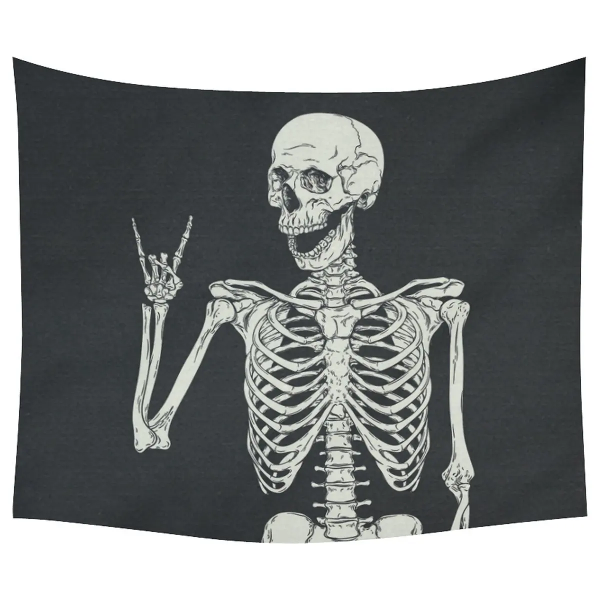 Цветной Черно-белый домашний декор гобелены настенные художественные, череп человеческий гобелен с изображением скелета настенные подвесные художественные наборы