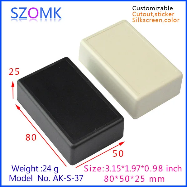 ABS Plastic Box for Electronics Instrument Enclosure Shell Case DIY 25×72×125mm 