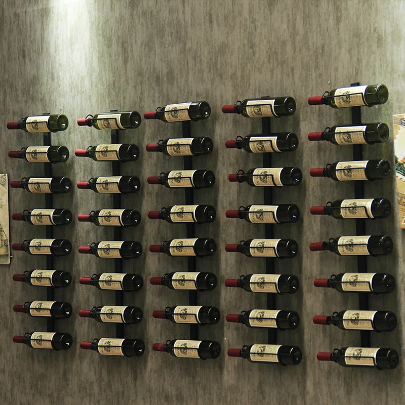 Вино подставка для подвешивания на стену простая подвесная полка для вина винный шкаф Европейский современный настенный художественный витрина для винных бутылок стенд