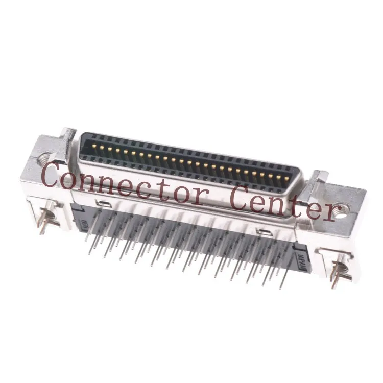 Оригинальный SCSI CN разъем 1 27 мм Шаг 50PIN правый угол 90 градусов FCI FCN 245D050 G/ч|connector