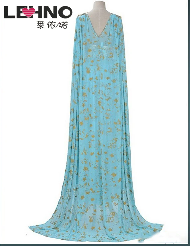 

2019 Game Of Thrones Daenerys Cosplay Dress Costumes Long Dress The Mother of Dragon Halloween