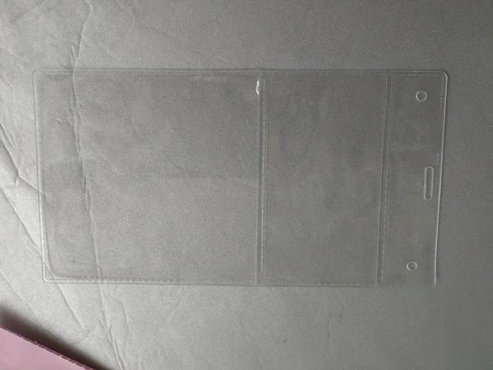 2000 шт прозрачные вертикальные и горизонтальные мягкие нагрудные опознавательные Значки для идентификации владельцев ПВХ бедж Сертификат пластик горизонтальный