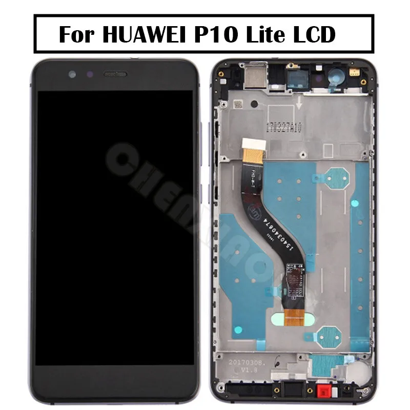 

For Huawei P10 Lite LCD Display + Touch Screen Digitizer Assembly Replacement for Huawei P10 Lite LCD Screen 5.2inch + Tools