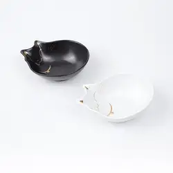 Универсальный Керамика чаша Еда воды снэк-Кормушка для конкурсов красоты для маленьких домашних животных, миска для кота, собаки чаши