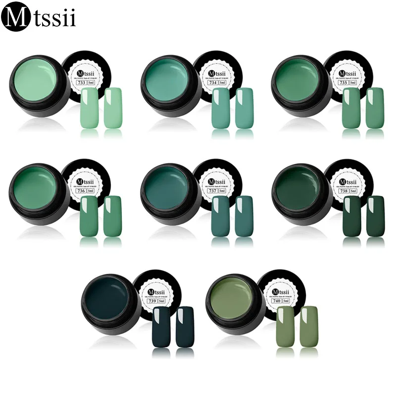 

Mtssii Pure Color 5ML Nail Polish Soak Off UV Stamping Paint Nail Polish LED Lamp Gelpolish Lucky Lacquer Hybrid Varnish SJ79133