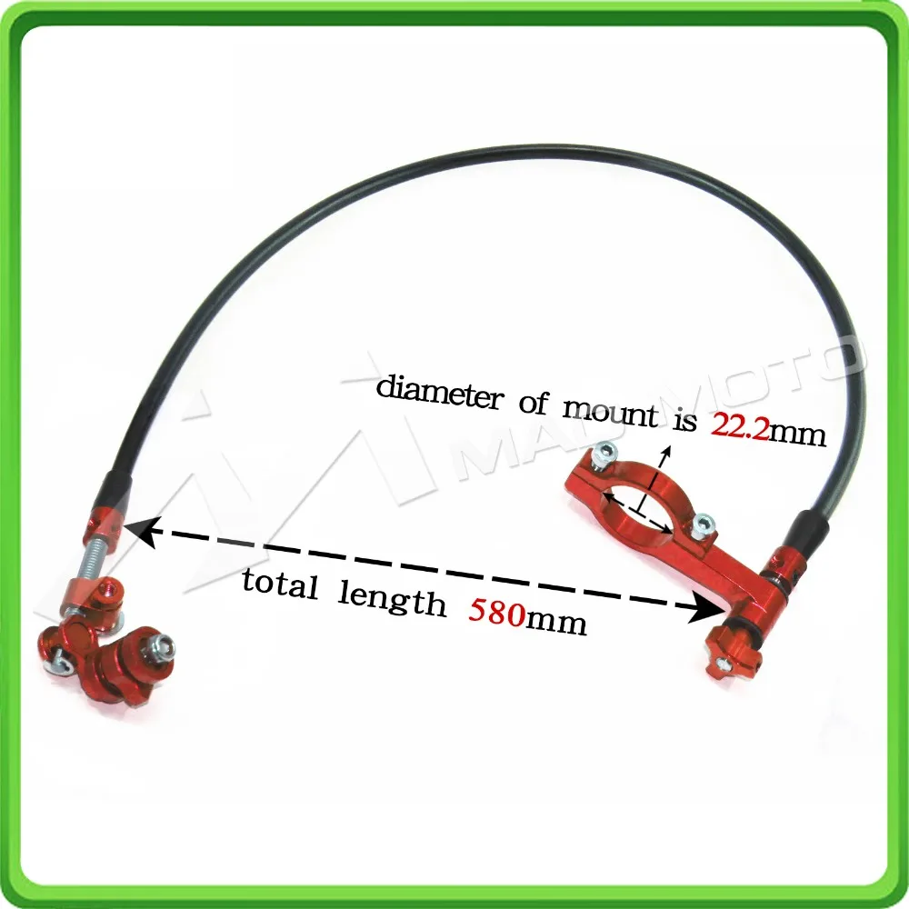 Удаленного регулятора кабель для всех Регулируемые рычаги тормоза, складной рычаг дистанционного тормоз/рычаг сцепления Настройщик красный цвет