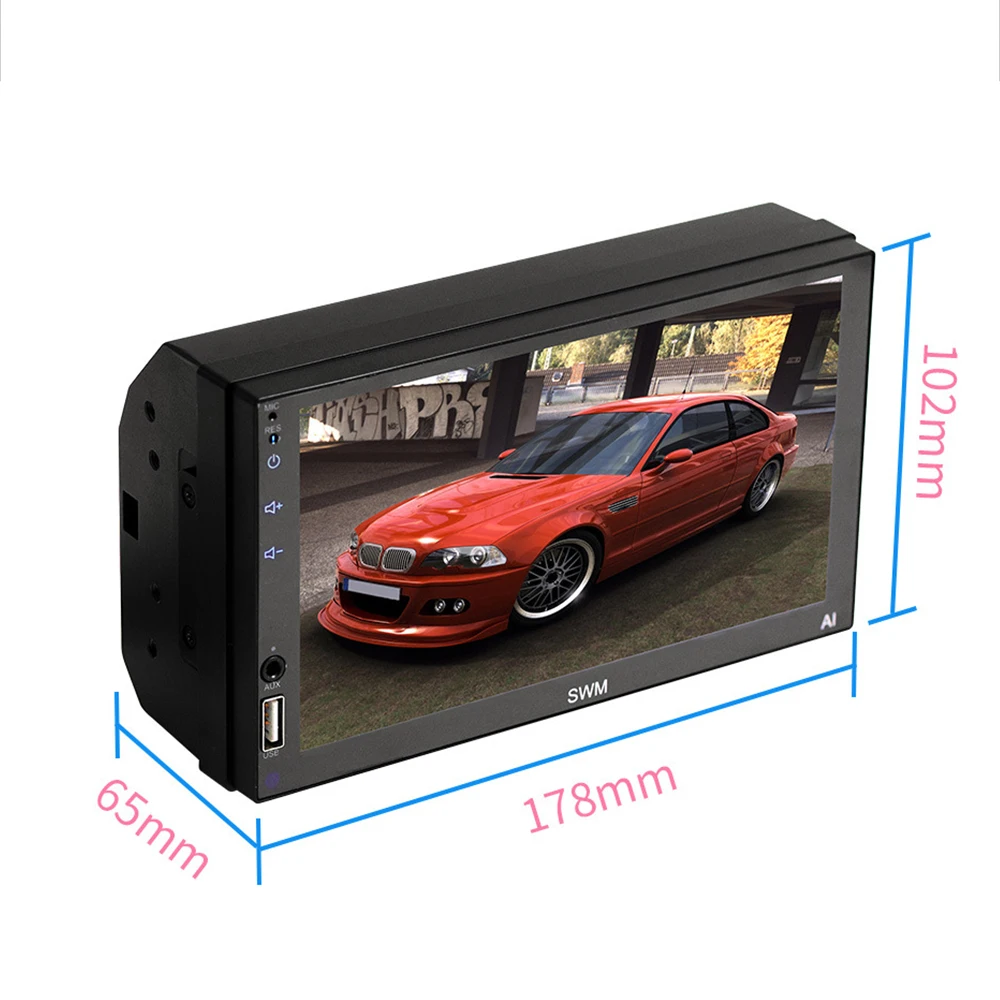  7 inch Car Radio for Android 8.1 Car MP5 Player Touch Screen GPS Stereo Radio Bluetooth Cam Multime