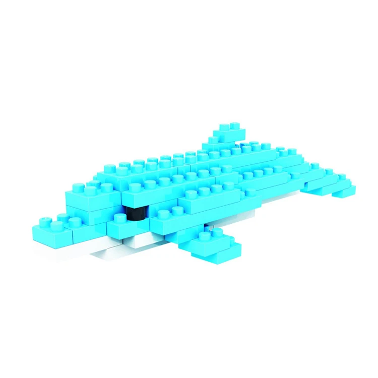 Beste LOZ NanoBlocks Cartoon Leuke Diamond Bouwstenen dolfijn actiefiguren Onderwijs Kinderen Speelgoed Gift