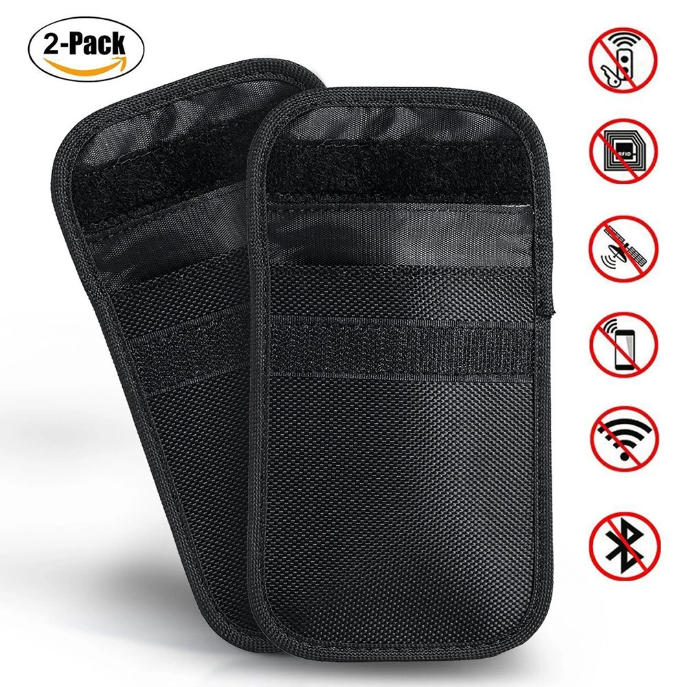 

RFID Signal Blocking Bag Signal Shielding Pouch Wallet Case for Car Key Fob Storage Auto Stuff Accessories Truck
