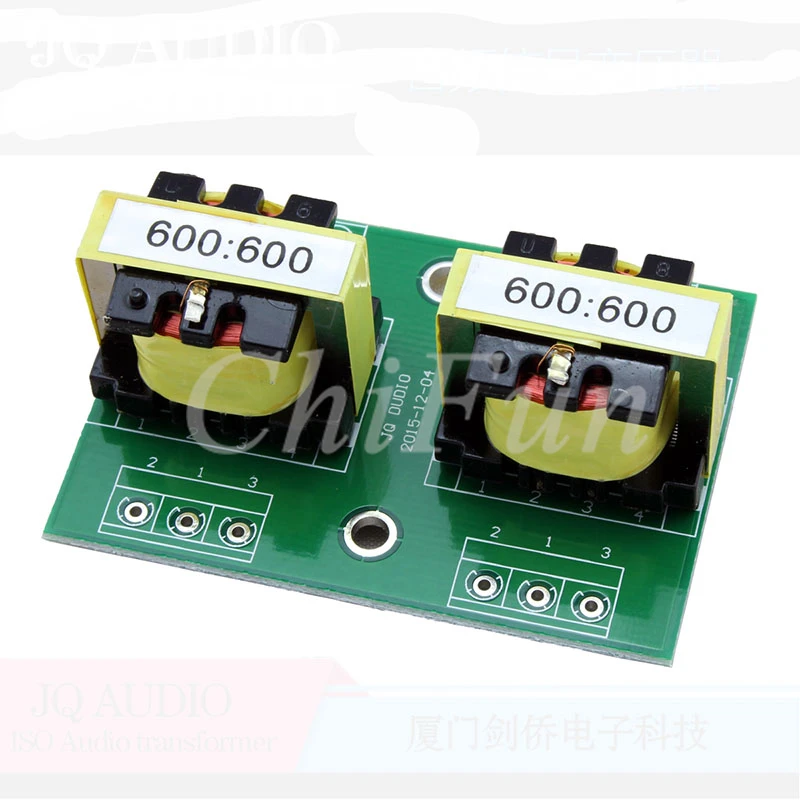 

600:600 permalloy audio isolation transformer balanced and unbalanced audio conversion isolator