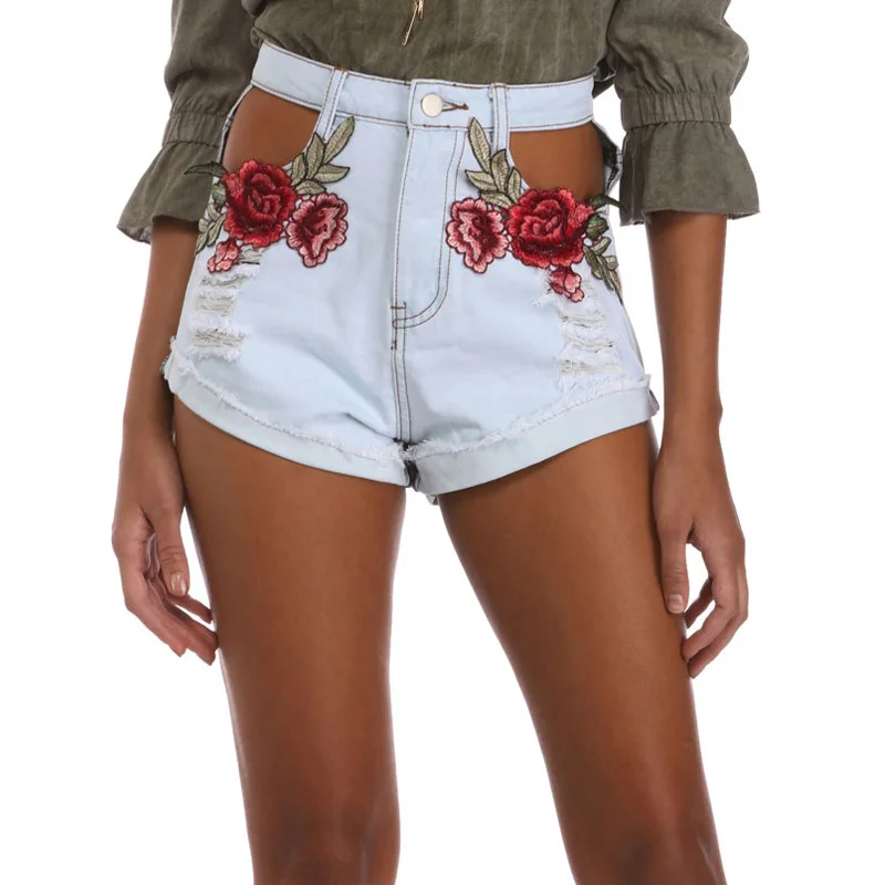 Shorts Cross Embroidery