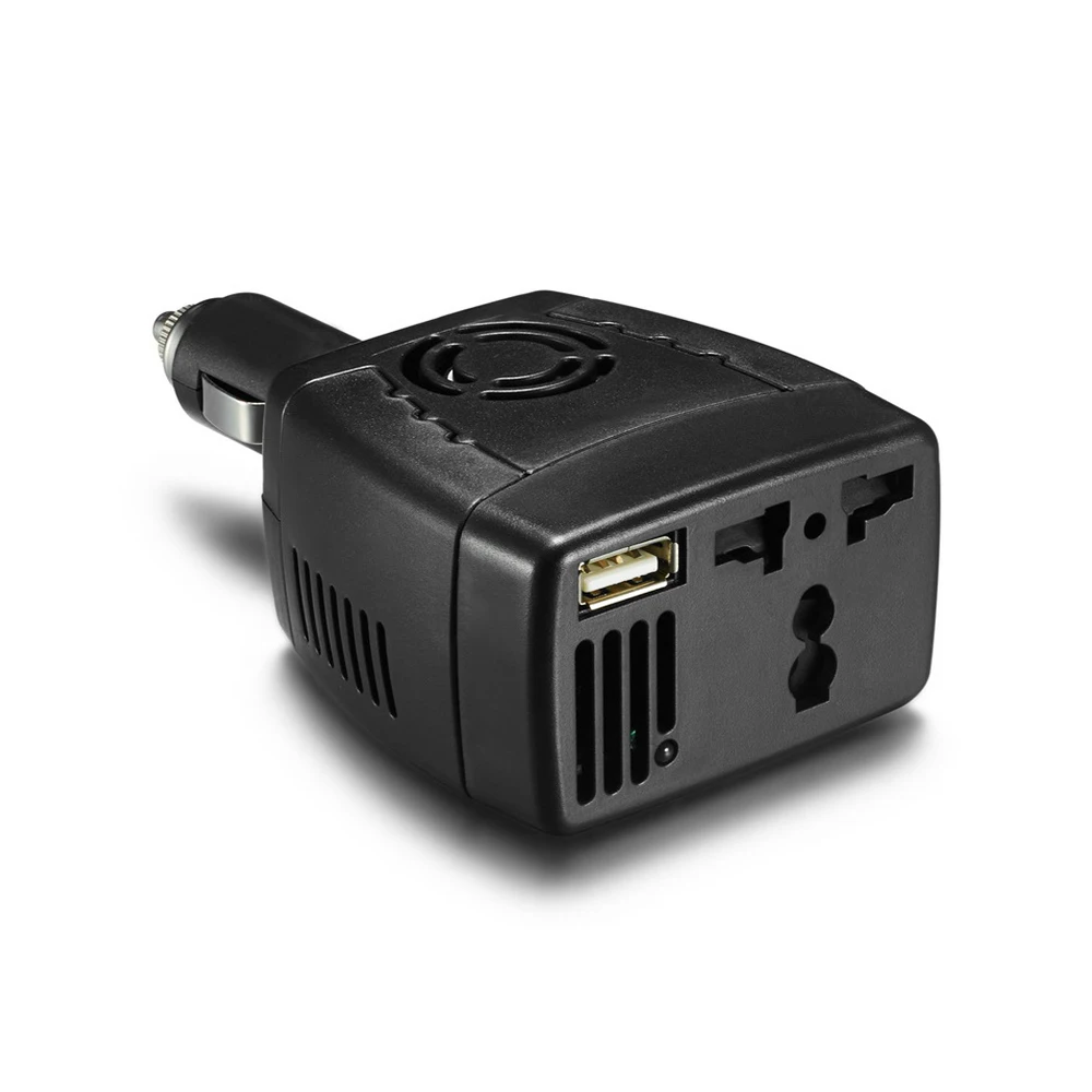 

DC 12V To AC 110/220V Car Power Inverter Converter Adapter 150W Car Inverter Accessories Car Tools for Laptop Suitable