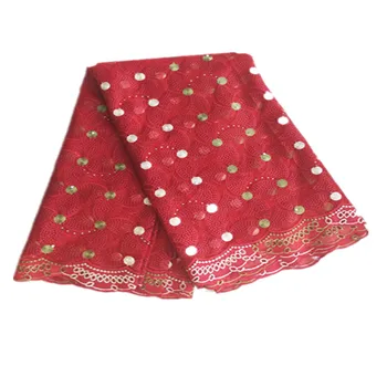 

African Lace Fabric 2019 High quality Stones with Embroidery Nigerian Lace Fabric For Women French Mesh Lace Fabric YM139