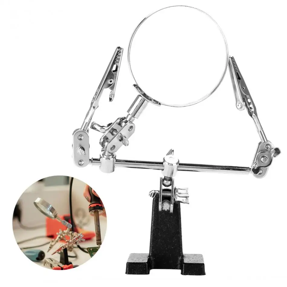 Helping Extra Hands Magnifier Magnifying Glass Gunsmithing Jewelry model making