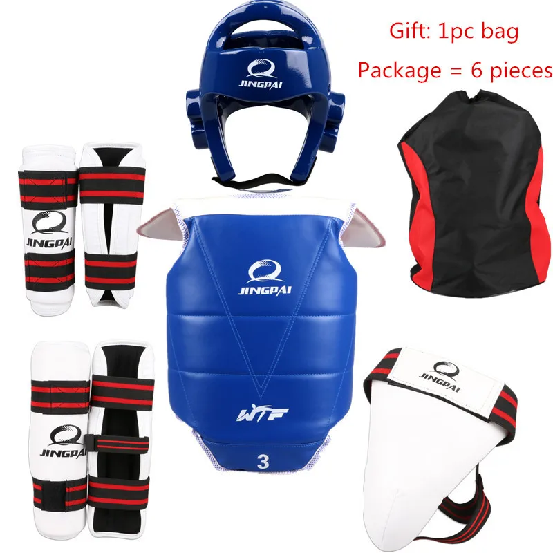 NEW Taekwondo Sparring Gear Set Karate Protector Guard 8pcs Full Set