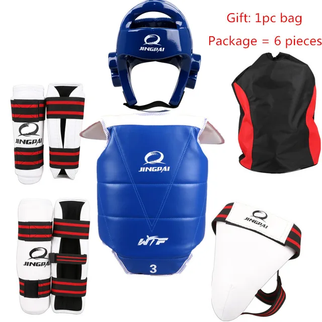 NEW Taekwondo Sparring Gear Set Karate Protector Guard 8pcs Full Set