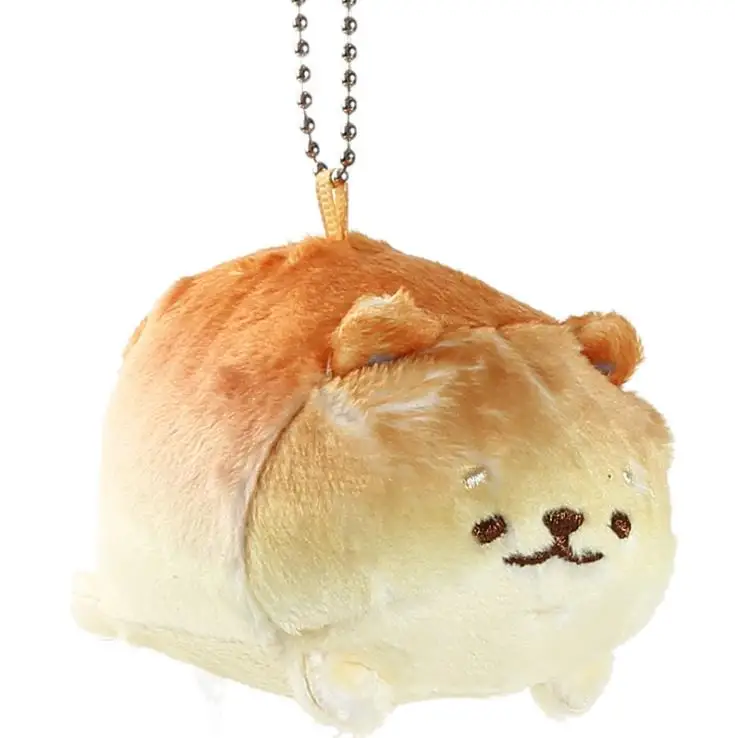 

Japanese popular cat Toast cake Plush pendant keychain 3kinds WJ01