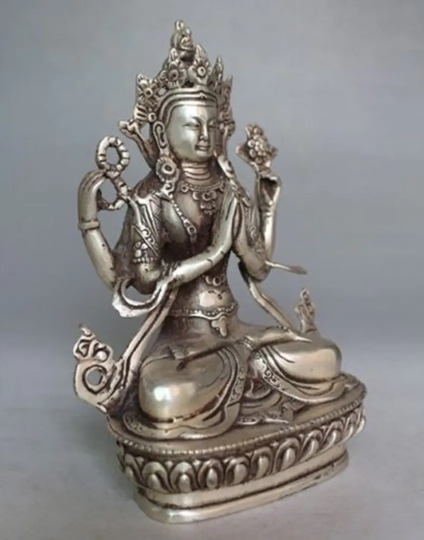 15 см */тибетская стандартная четырёхсторонняя искусственная кожа|statue|statues buddhastatue