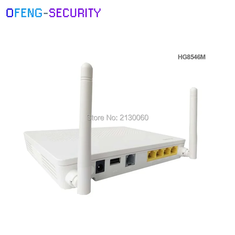 1pcs100% оригинальный новый huawei HG8546M Gpon Wi-Fi Ont ОНУ 2 кастрюли + 4FE + 1USB + WiFi модем с английский Программное обеспечение Telecom сетевого оборудования