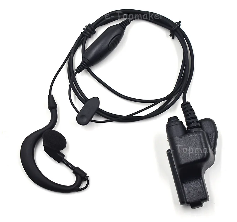 Xqf Pengawasan Earpiece Headset MIC PTT 