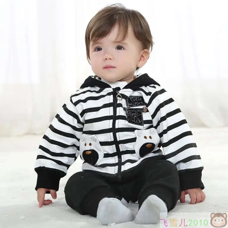 2014 spring and autumn clothing boys 0 1 2 years old 6 7 baby three