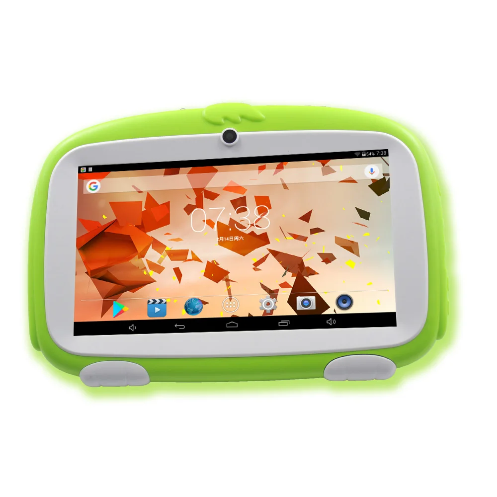 7 Inch Android 4.4 Tablet Pc WiFi Kids Tablet 8G Storage Tablet Infantil Children's learning Gifts 2018 BDF New 7 8 9 10.1Tab PC