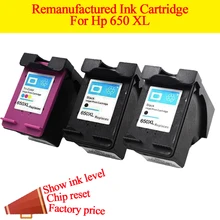2BK + 1 цвет картридж для HP 650 HP650 HP650xl картридж показать чернила для HP Deskjet Ink Advantage 1015 1515 2545 2645 3545