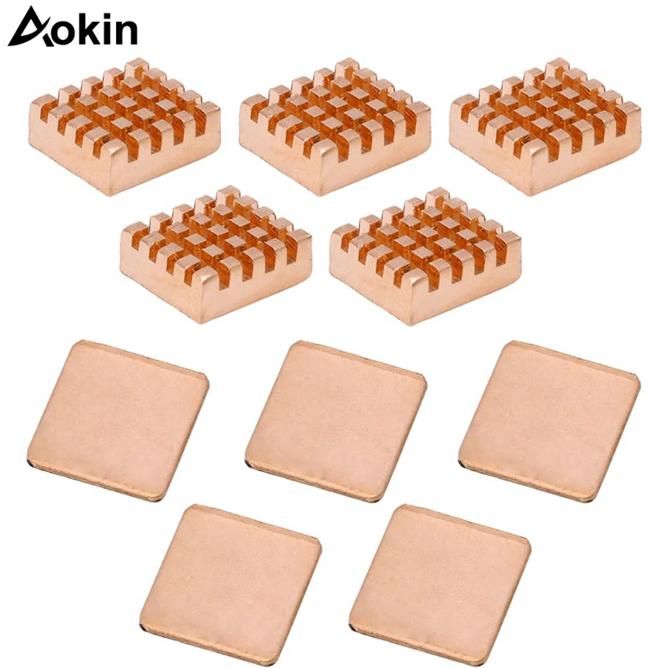 10 шт. комплект для охлаждения материнской платы Raspberry Pi 3 2 Model B + | Компьютеры и офис