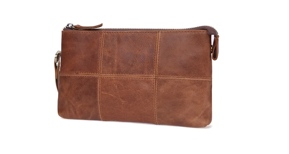 2073--Cow Leather Long Purse Wallet Multi-function Phone Bag--2_01 (8)