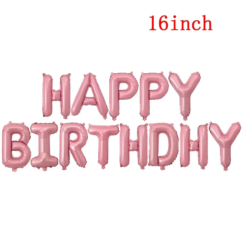 Kuchang 1nd украшение для дня рождения розовая девочка 1 день рождения шары-цифры шар 1 год Дети два дня рождения принадлежности - Цвет: Многоцветный