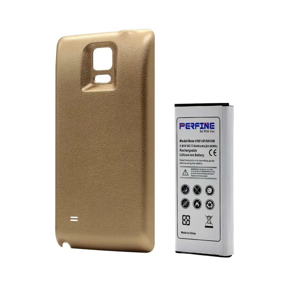 Extended Battery For Samsung Galaxy Note 4 6440mAh Mobile