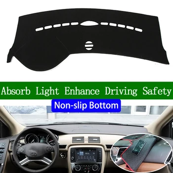 

For Meredes-Benz R CLASS 500L 300L 400L 2006-2017 Non-slip Bottom Dashboard Cover Decals Car Stickers Interior Car Accessories