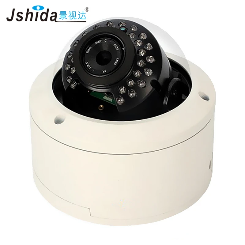 Jshida HD Dome CCTV Camera Outdoor Security IP Camera 1.3MP Waterproof Hi3518A 25M IR Night Vision Onvif Indoor Camera Jshida HD Dome CCTV Camera Outdoor Security IP Camera 1.3MP Waterproof Hi3518A 25M IR Night Vision Onvif Indoor Camera