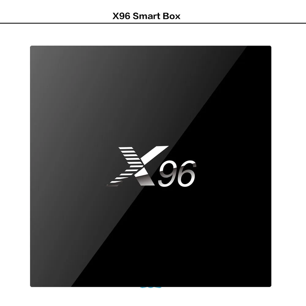 ТВ-приставка x96 Amlogic S905X на Android 6 0 4K 1 + 8 Гб 17 4 дюйма | Электроника